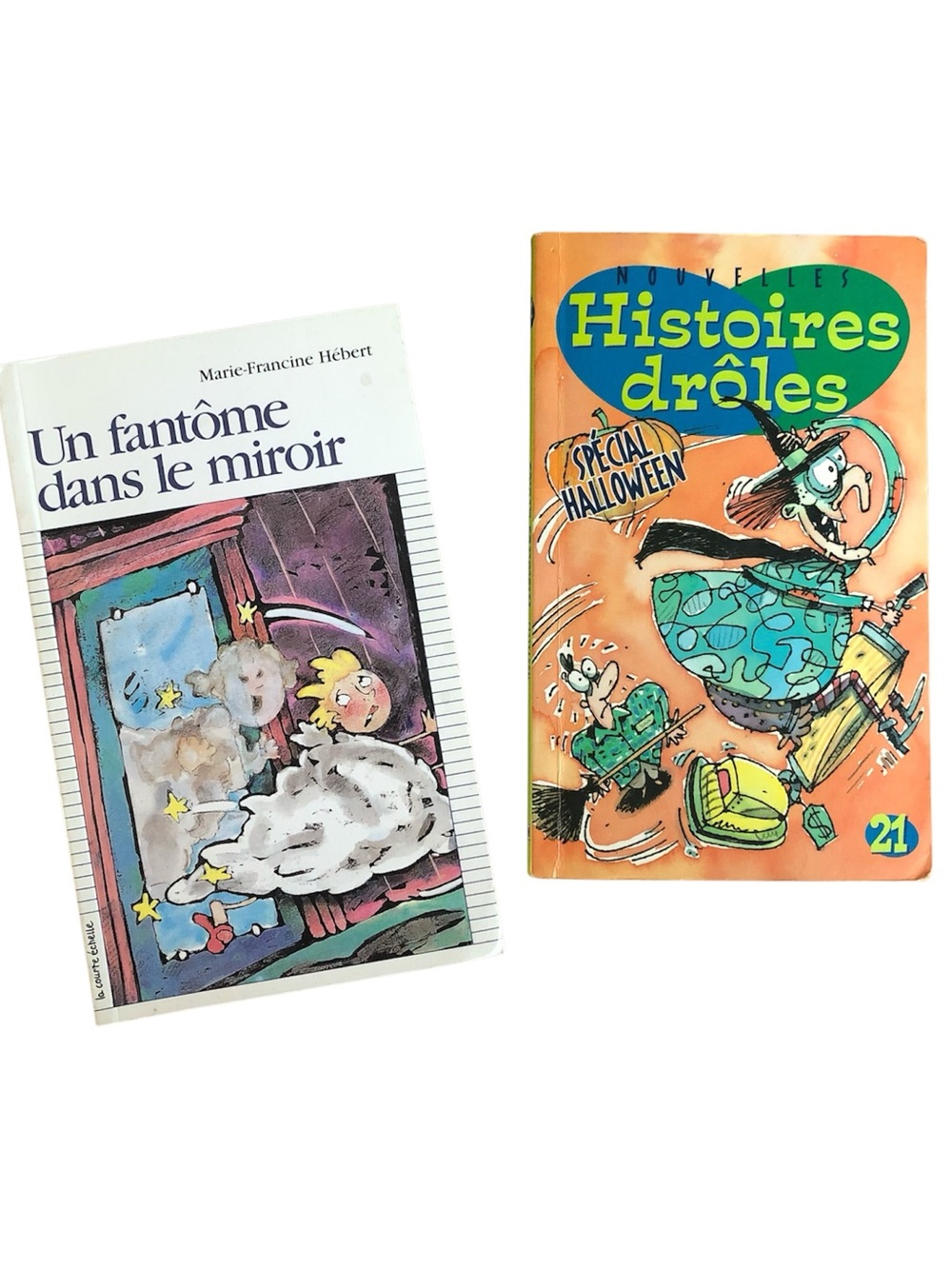 Livres vintage enfants années 90 la courte échelle + histoires drôles 90s Québec